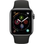 Apple Watch Series 4 GPS Smartwatch (Black Strap, 44mm)