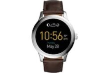 Fossil Q Founder Smartwatch (White Strap, 45mm)