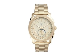 Fossil Q Machine Smartwatch (Black Strap, 45mm)