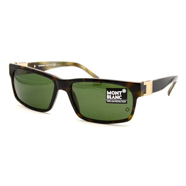 MONT BLANC Men's Sunglasses (MB215S 57 737, Brown) - Image 2