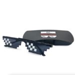 DC DECORIO 2022 Thug Life Sunglasses Pixel Gangster Gangsta Life Funny Novelty Shades