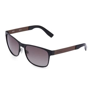 BOSS ORANGE Gradient Wayfarer Men's Sunglasses - (BO 0197/S 7W8 57HA|57|Brown Color)