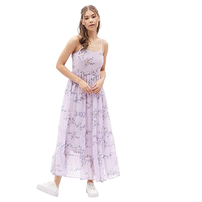 Harpa Women's Polyester A-Line Maxi Casual Dress - Image 2