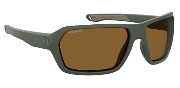 Under Armour Polarized Square Male's Sunglasses-(UA RECON DLD 646A| Green color - Image 2