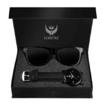 LORENZ Analogue Black Dial Men's Watch & Wayfarer Sunglasses Combo for Men |Gift Combo Set for Men & Boys (CM-103SN)