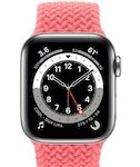 Apple Watch Series 6 GPS + Cellular Smartwatch (Graphite Milanese Strap, 44mm)